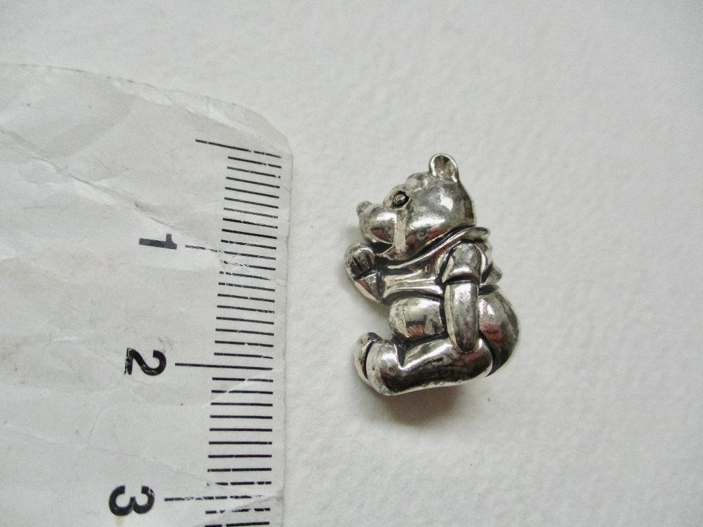 Zilverkleur Hanger/Broche WINNIE de POOH DISNEY, Overige materialen, Verzenden, Zo goed als nieuw, Zilver