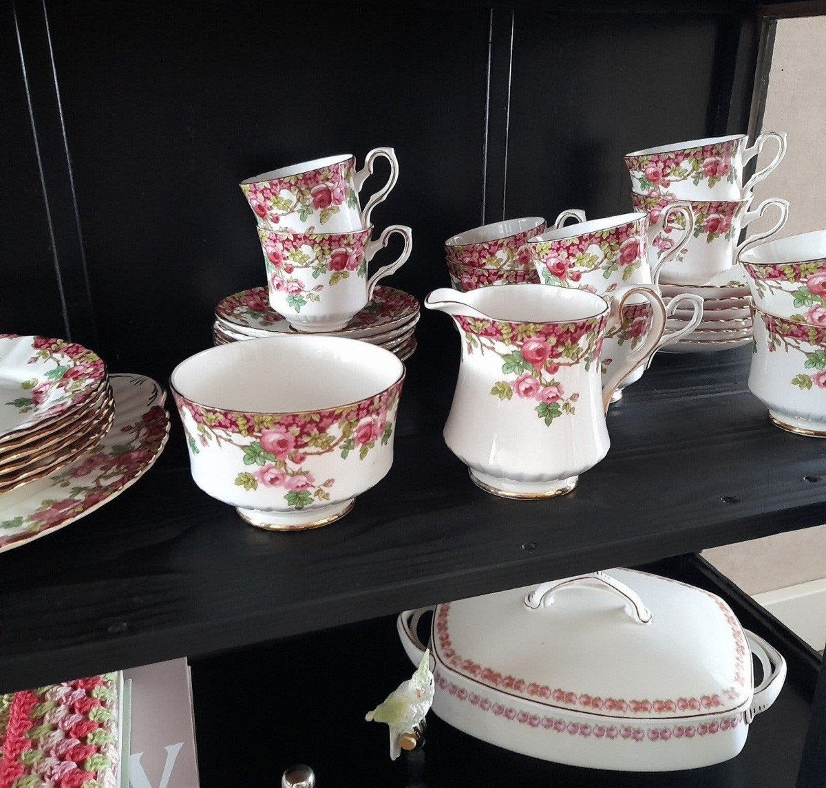 Royal Stafford Bone China koffie/thee servies met gebak set, Ophalen