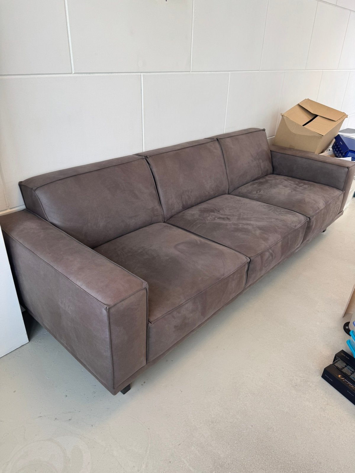 4-zits bank - Zo goed als nieuw! (250x90x80 cm lxbxh), Ophalen, Zo goed als nieuw, 75 tot 100 cm, 200 tot 250 cm
