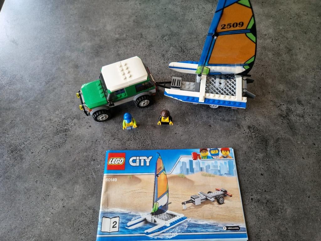 Lego City 60149 4x4 met catamaran, Ophalen of Verzenden
