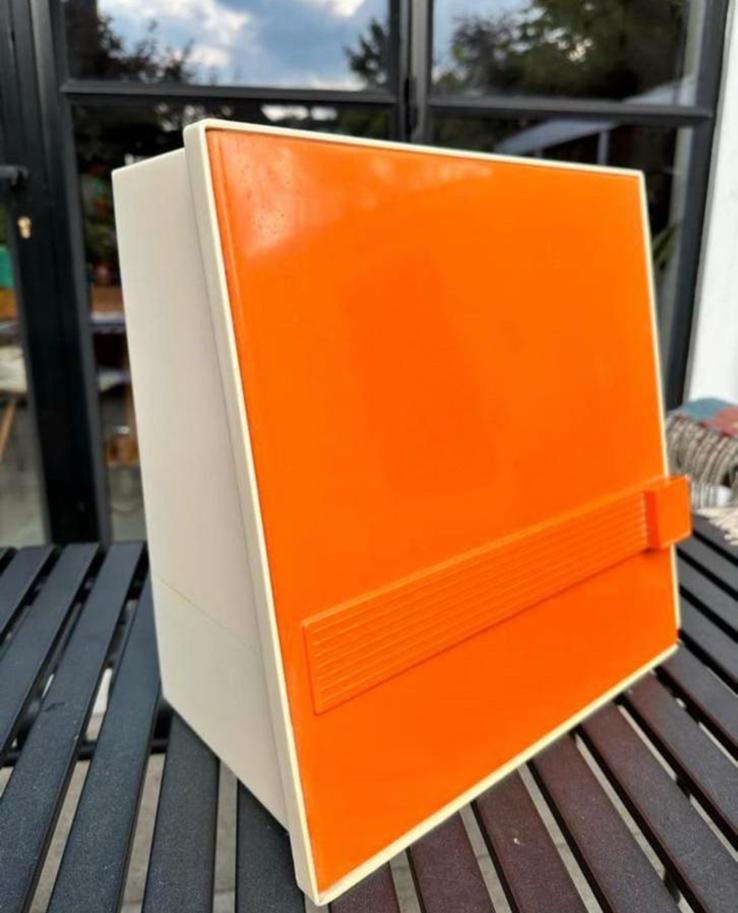 Vintage Oranje Medicijnkastje Flair, Verzamelen, Ophalen of Verzenden