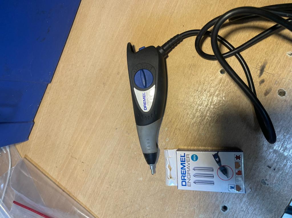 Dremel graveer apparaat, Ophalen of Verzenden, Zo goed als nieuw, Gereedschap of Toebehoren