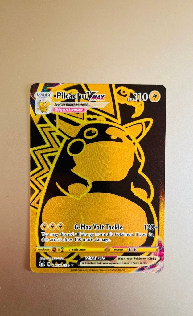 Pikachu Vmax TG29/TG30 Lost Origin Pokemon, Verzenden, Zo goed als nieuw, Losse kaart, Foil