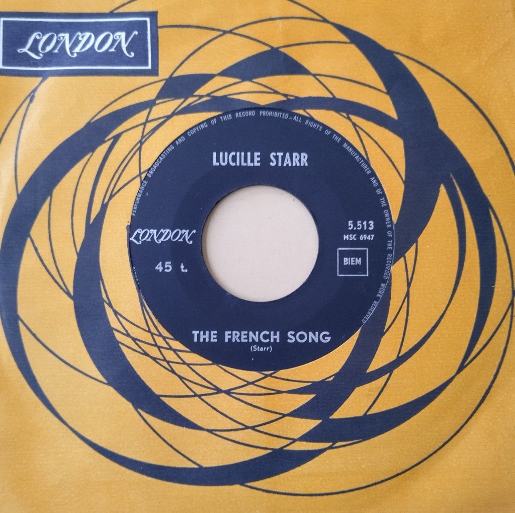 Lucille Starr - The French song, Verzenden, 7 inch, Beschermende buitenhoes, Zo goed als nieuw