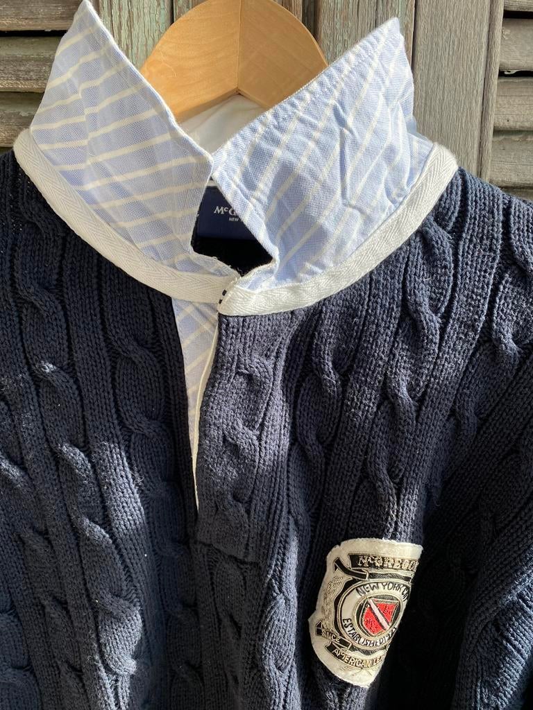 Schitterende knitted rugby polo trui McGREGOR size L, Maat 56/58 (XL), Ophalen of Verzenden, Zo goed als nieuw, McGregor