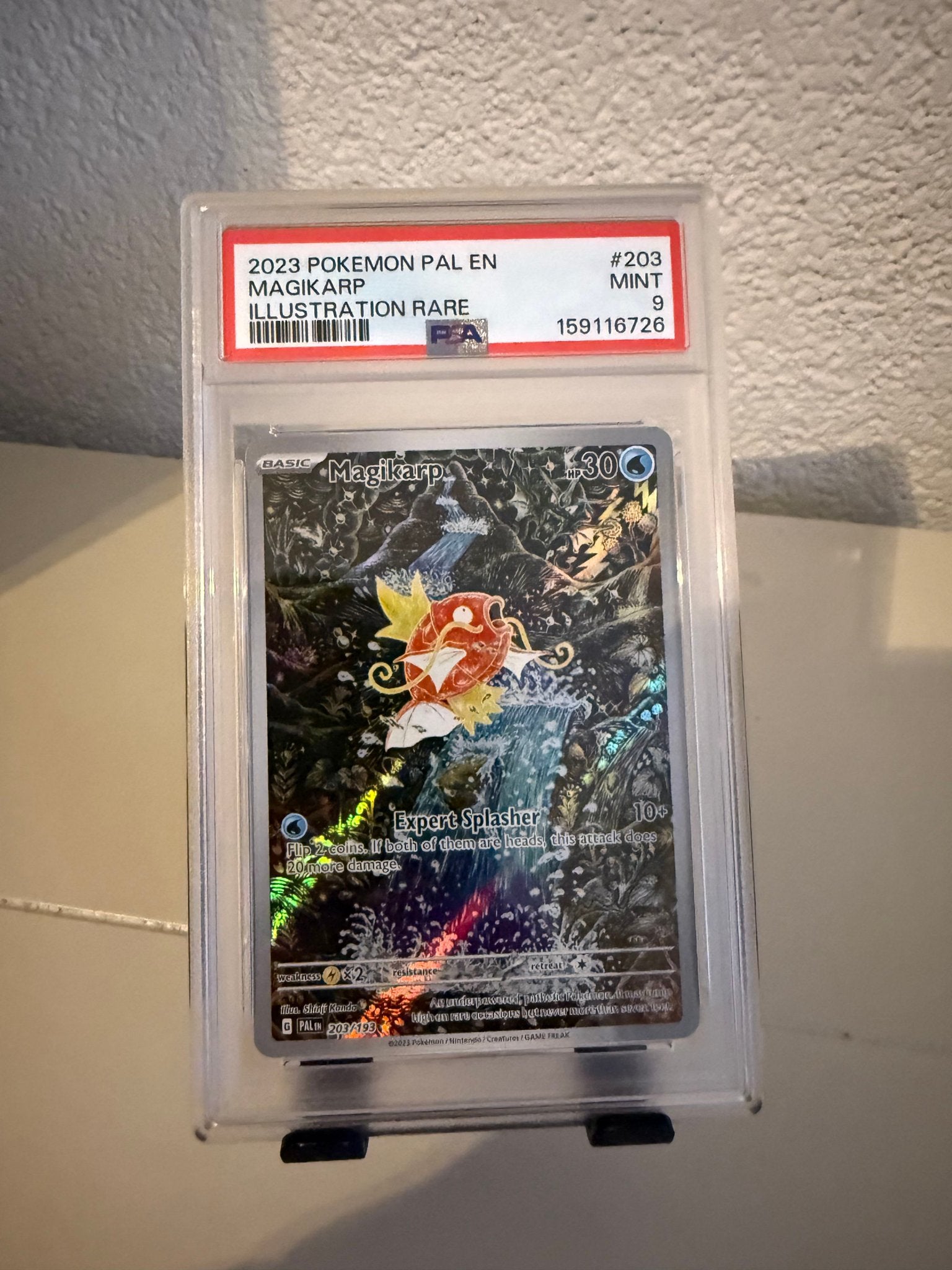 Pokemon Magikarp | PSA 9 | 203/193 | 159116726, Hobby en Vrije tijd, Verzamelkaartspellen | Pokémon, Ophalen of Verzenden, Zo goed als nieuw