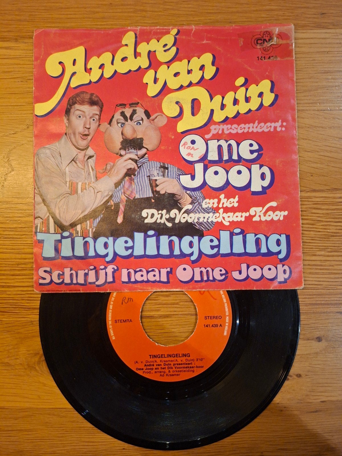 André van Duin - Tingelingeling / Schrijf naar Ome Joop, Gebruikt, 7 inch, Ophalen of Verzenden, EP