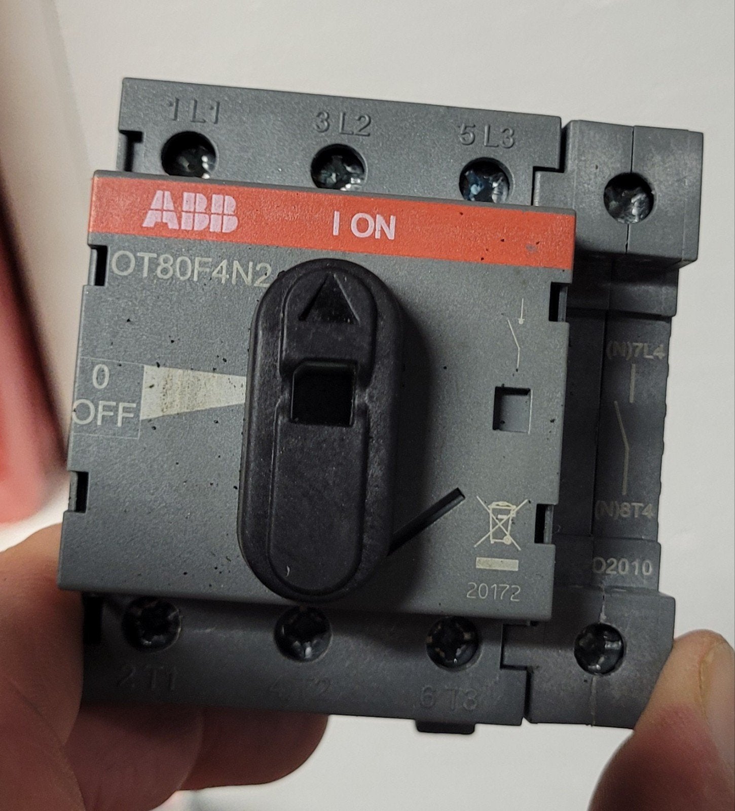 ABB Haf SwitchLine lastscheider OT80F4N2, Hobby en Vrije tijd, Elektronica-componenten, Gebruikt, Ophalen of Verzenden