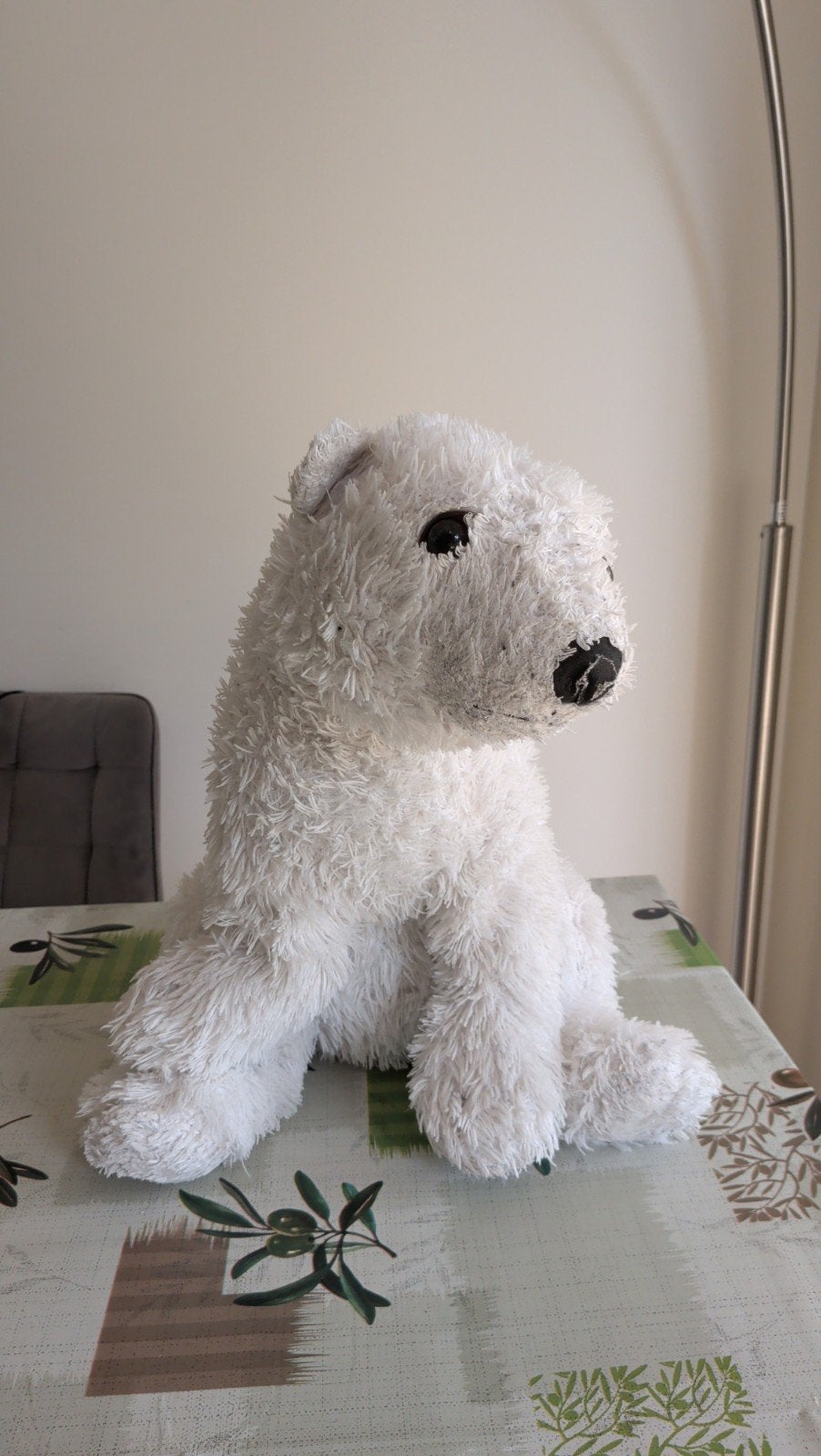 ijsbeerknuffel wit groot, Ophalen, Gebruikt, Overige typen, Middelgroot (20 tot 80 cm)