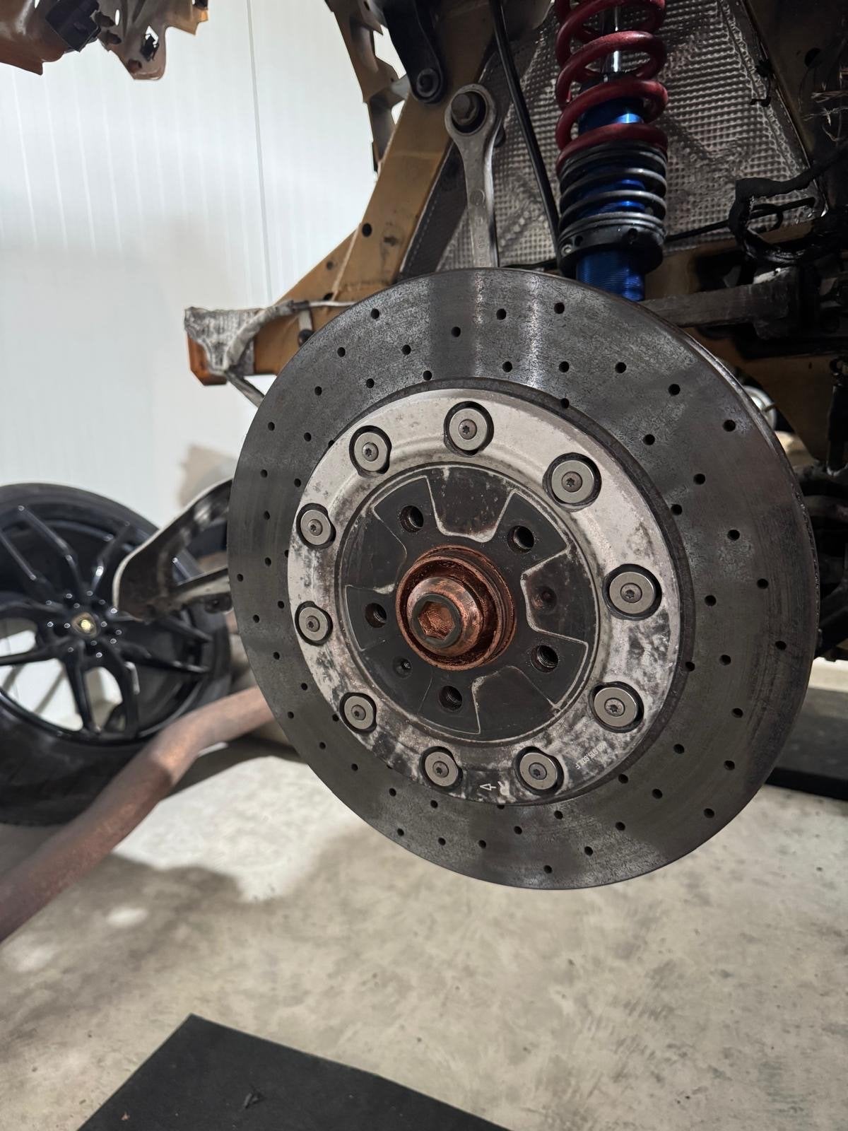 Lamborghini Carbon Keramische Remmen Set, Ophalen of Verzenden, Gebruikt