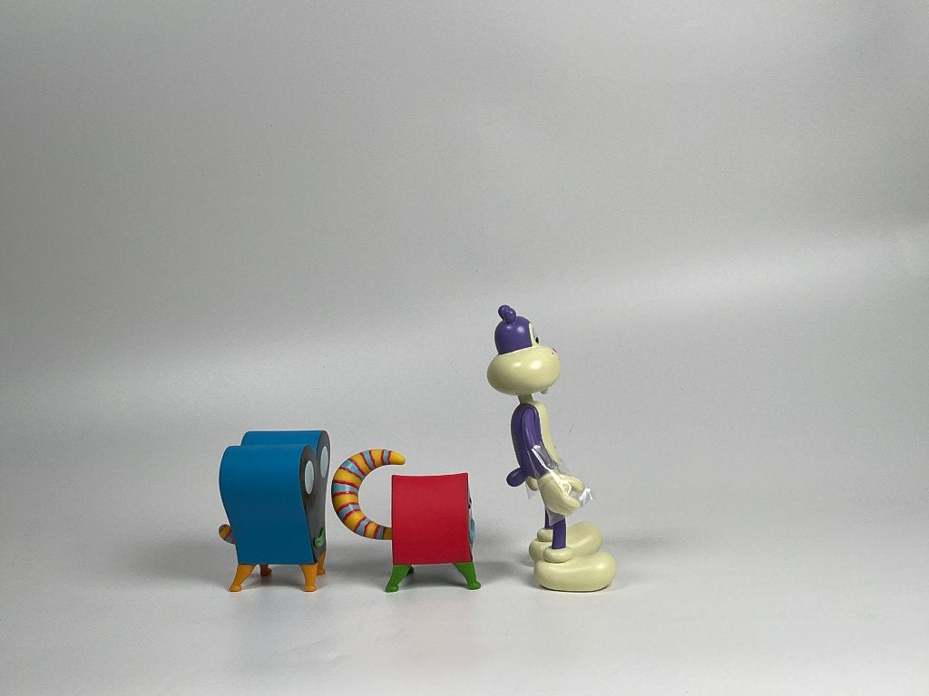 Jim Woodring Pupshaw & Pushpaw – Meerkleurig | Jim Woodring, Verzamelen, Ophalen, Zo goed als nieuw