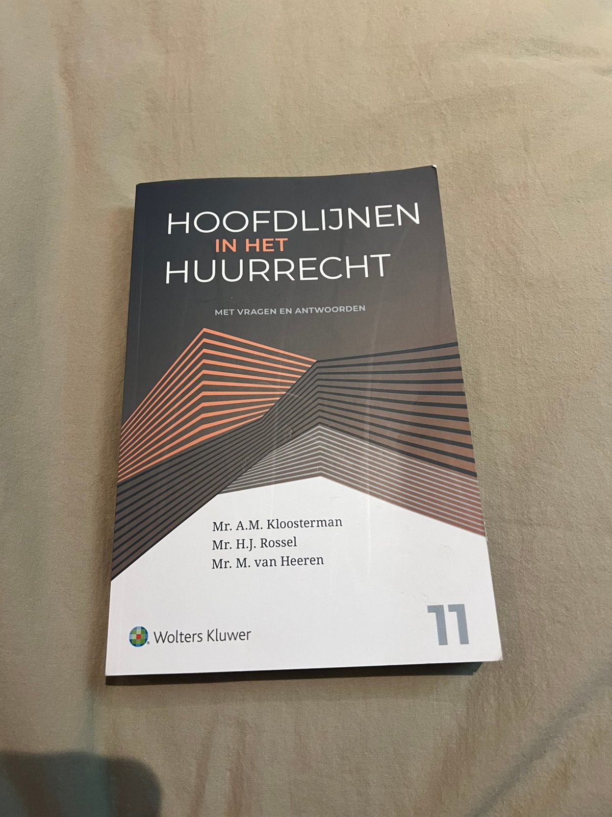 Hoofdlijnen in het huurrecht, Boeken, Ophalen of Verzenden, Zo goed als nieuw