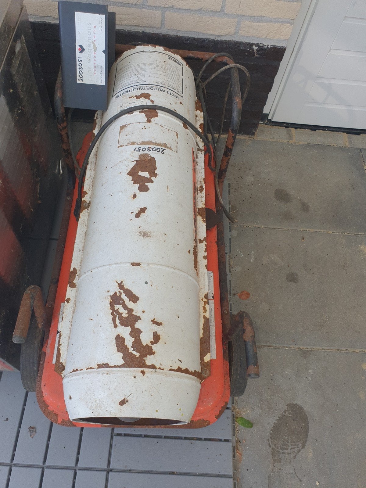 Andrews Portable Heater - Industriële Olie of dieselkachel, Doe-het-zelf en Verbouw, Ophalen of Verzenden
