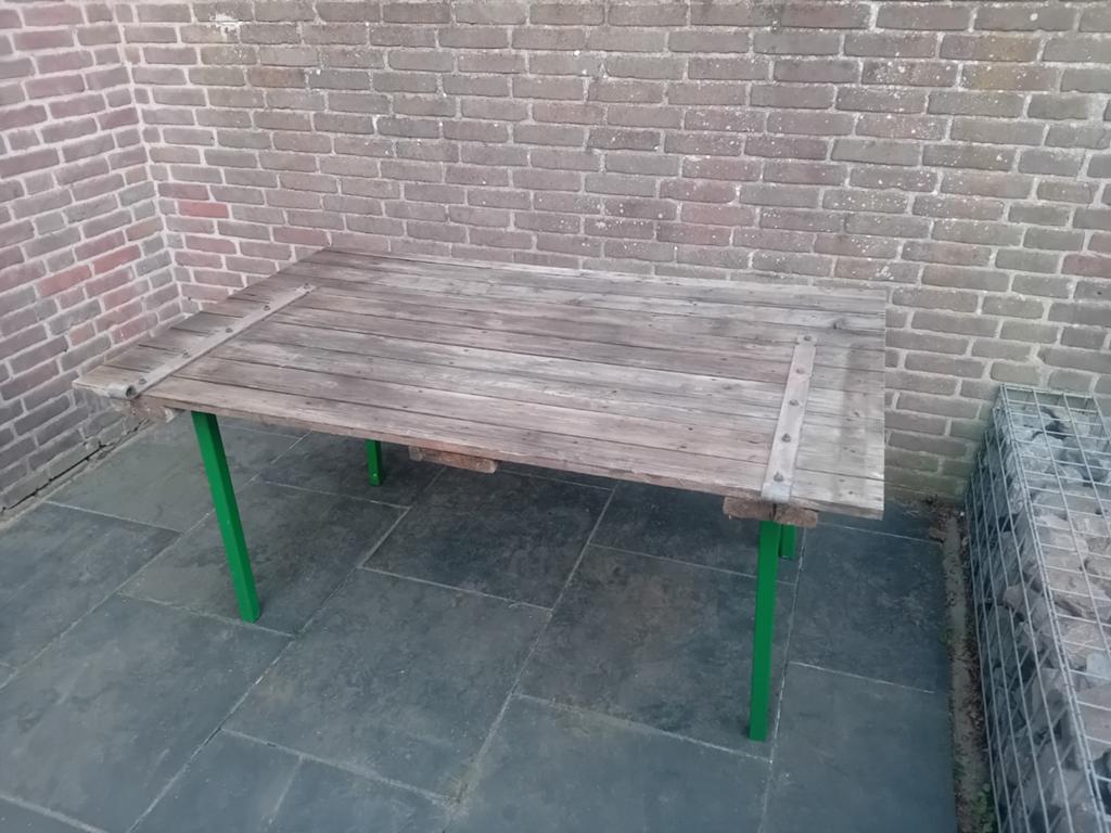 Tafel van oude staldeur, Ophalen, Gebruikt, Rechthoekig