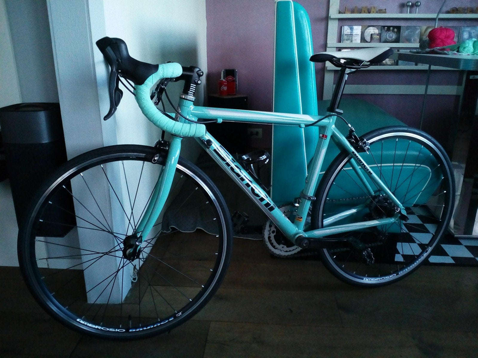 Bianchi kinder racefiets, Fietsen en Brommers, Fietsen | Racefietsen, Overige merken, Gebruikt, Aluminium, Overige maten