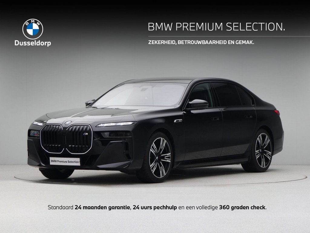 BMW 7 Serie M760e xDrive M-Sport SoH 100% (bj 2025), Auto's, BMW, Automaat, Zwart, Met garantie (alle), Overige brandstoffen