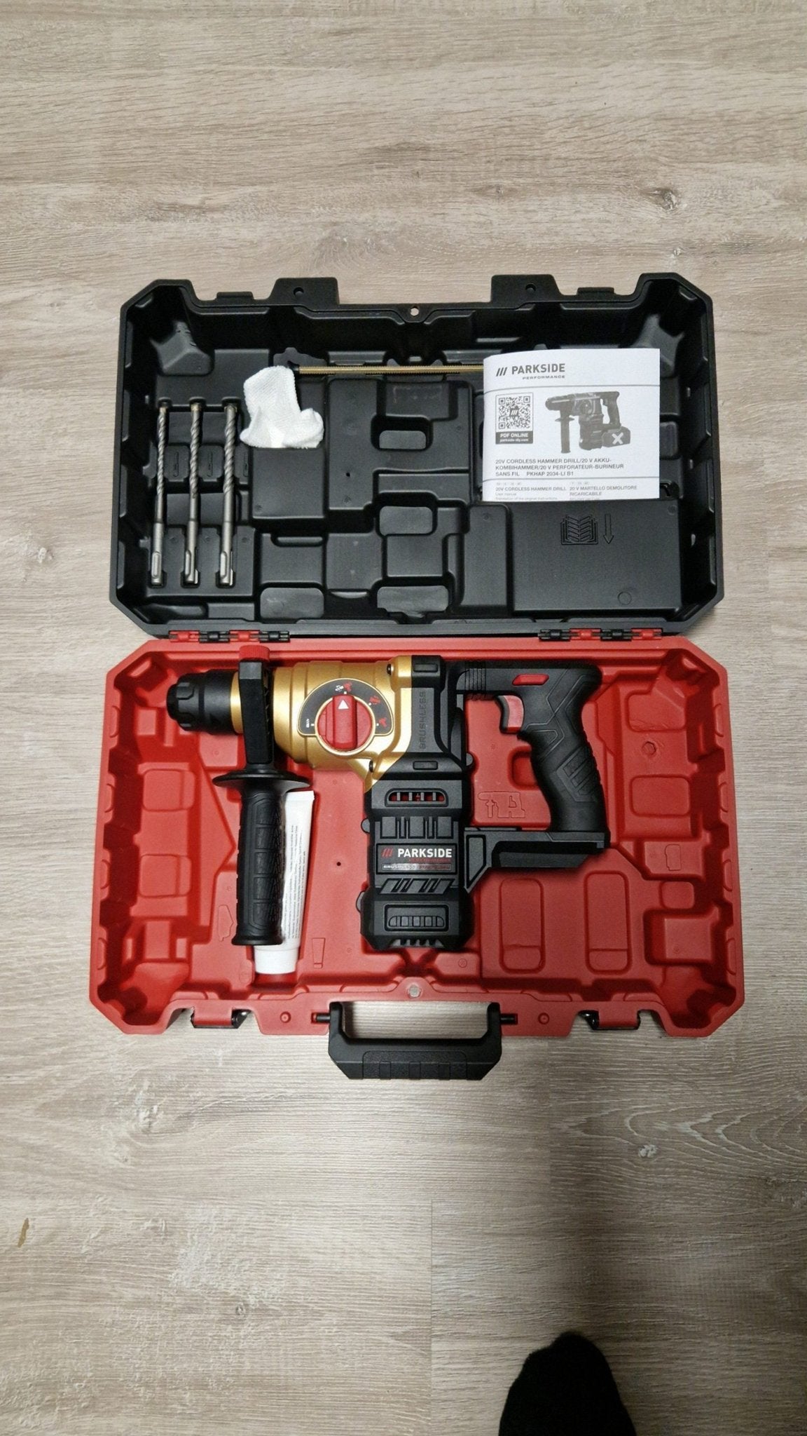 PARKSIDE PERFORMANCE 20 V Akku-Kombihammer Limited Edition, Doe-het-zelf en Verbouw, Gereedschap | Boormachines, Ophalen of Verzenden