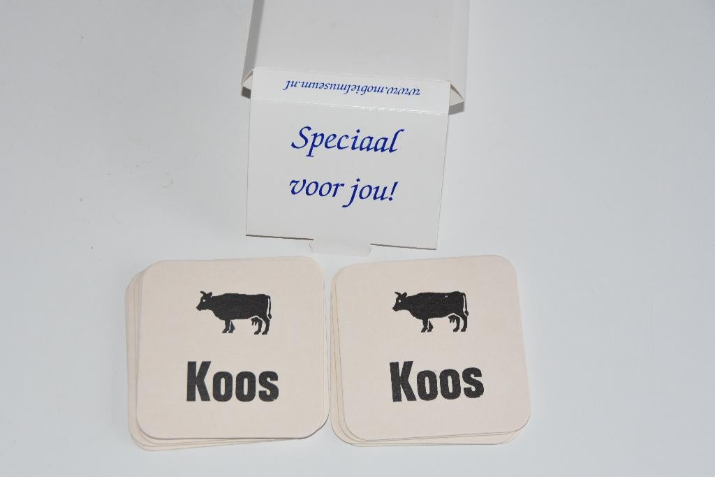 Gepersonaliseerde Onderzetters Bierviltjes Koos NIEUW, Verzenden, Nieuw