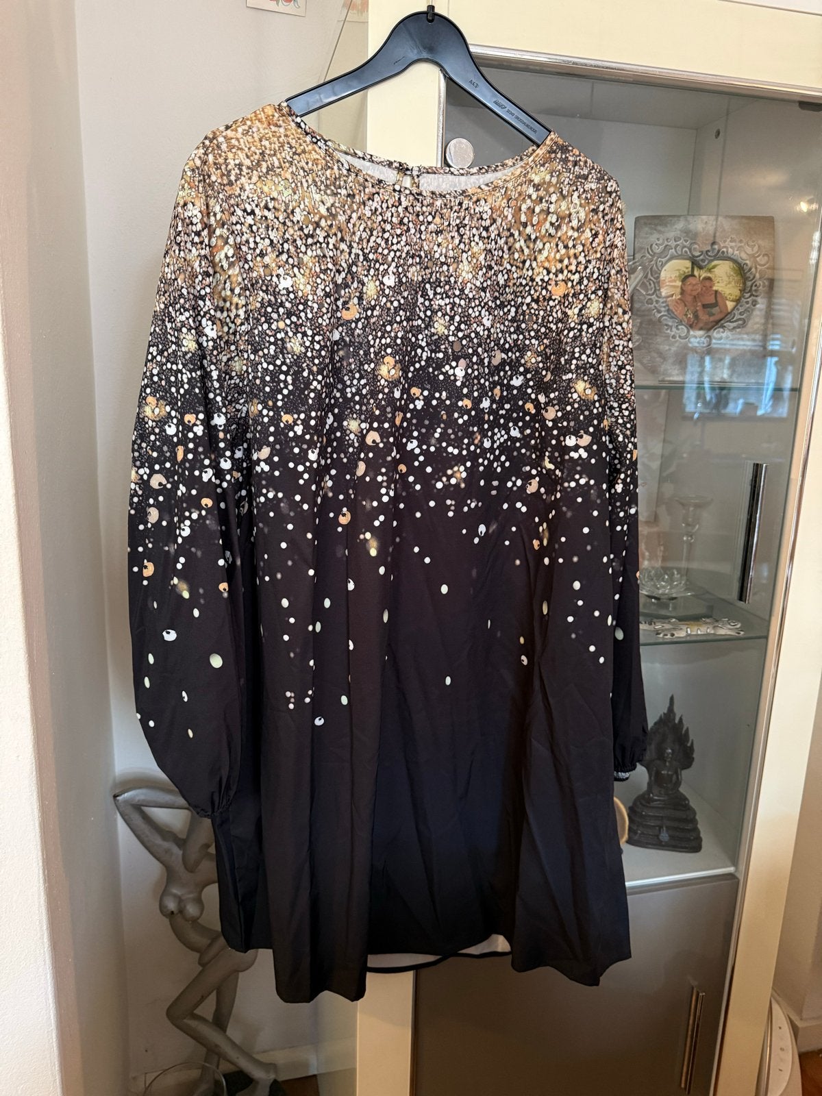 Nieuwe chique jurk maat 50/52 - Feestelijke gelegenheid, Ophalen of Verzenden, Nieuw, Meerkleurig, Jurk