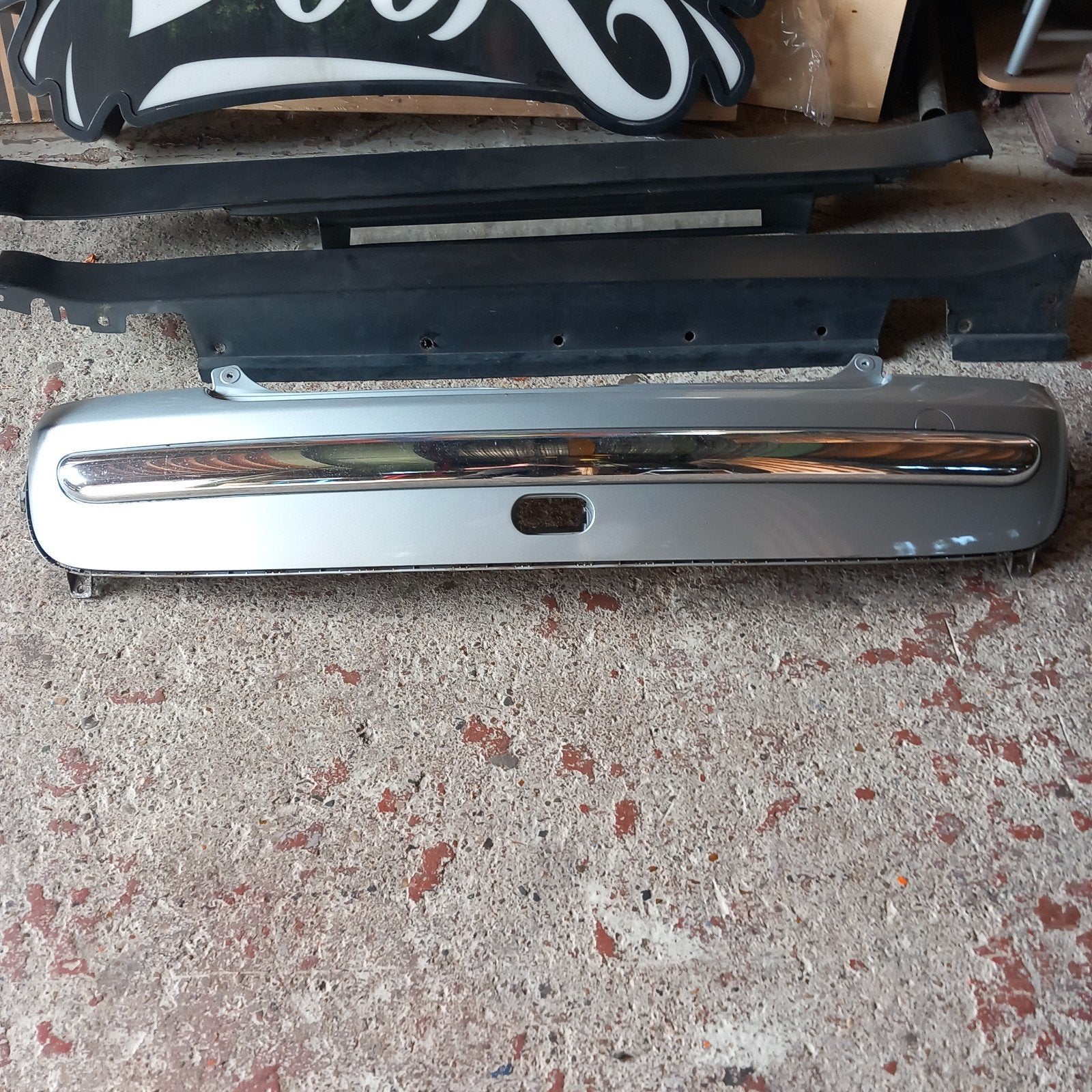 Achterbumper Mini Cooper R50 Kleur 900, Ophalen