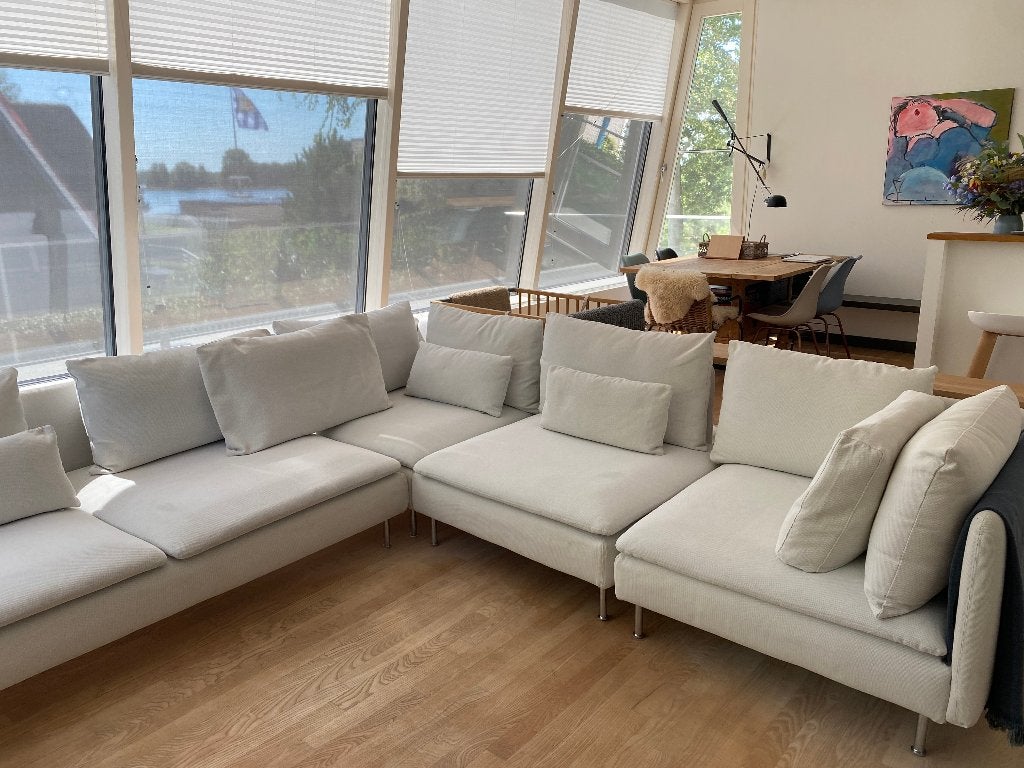 TE KOOP   IKEA SÖDERHAMN -modulaire bank, Hoekbank, 300 cm of meer, 75 tot 100 cm, Ophalen of Verzenden