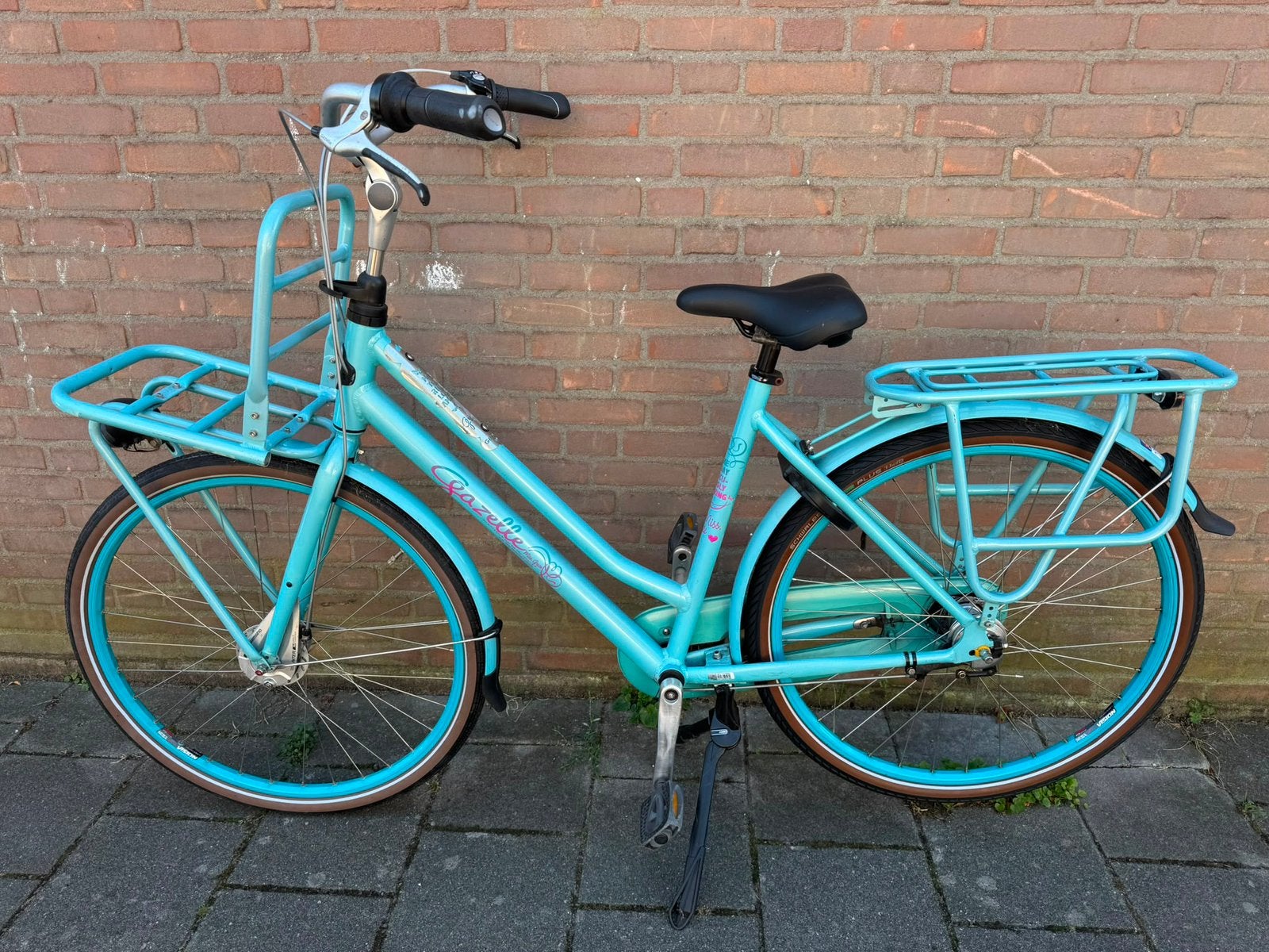 Gazelle 28 inch 3x versnelling damesfiets, Fietsen en Brommers, Ophalen, 53 tot 56 cm, Versnellingen, Zo goed als nieuw
