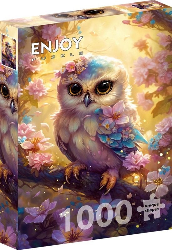 Enjoy - Gentle Owl - 1000 stukjes, Ophalen of Verzenden, 500 t/m 1500 stukjes, Nieuw, Legpuzzel