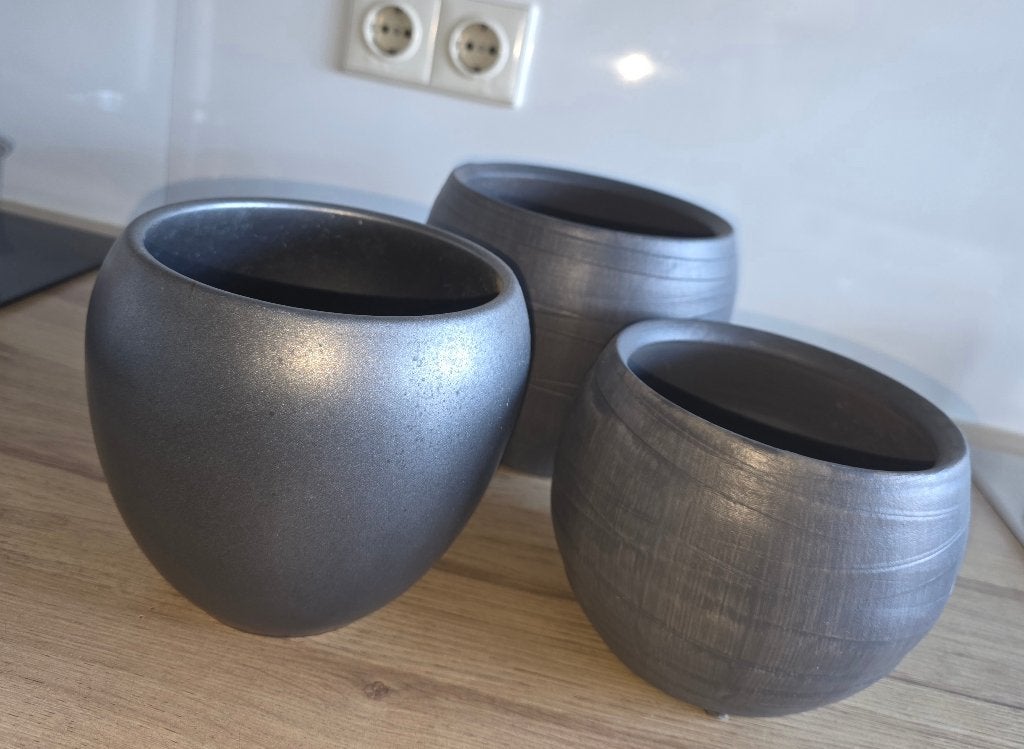 Bloempotten, Rond, Ophalen of Verzenden, Zo goed als nieuw, Balkon