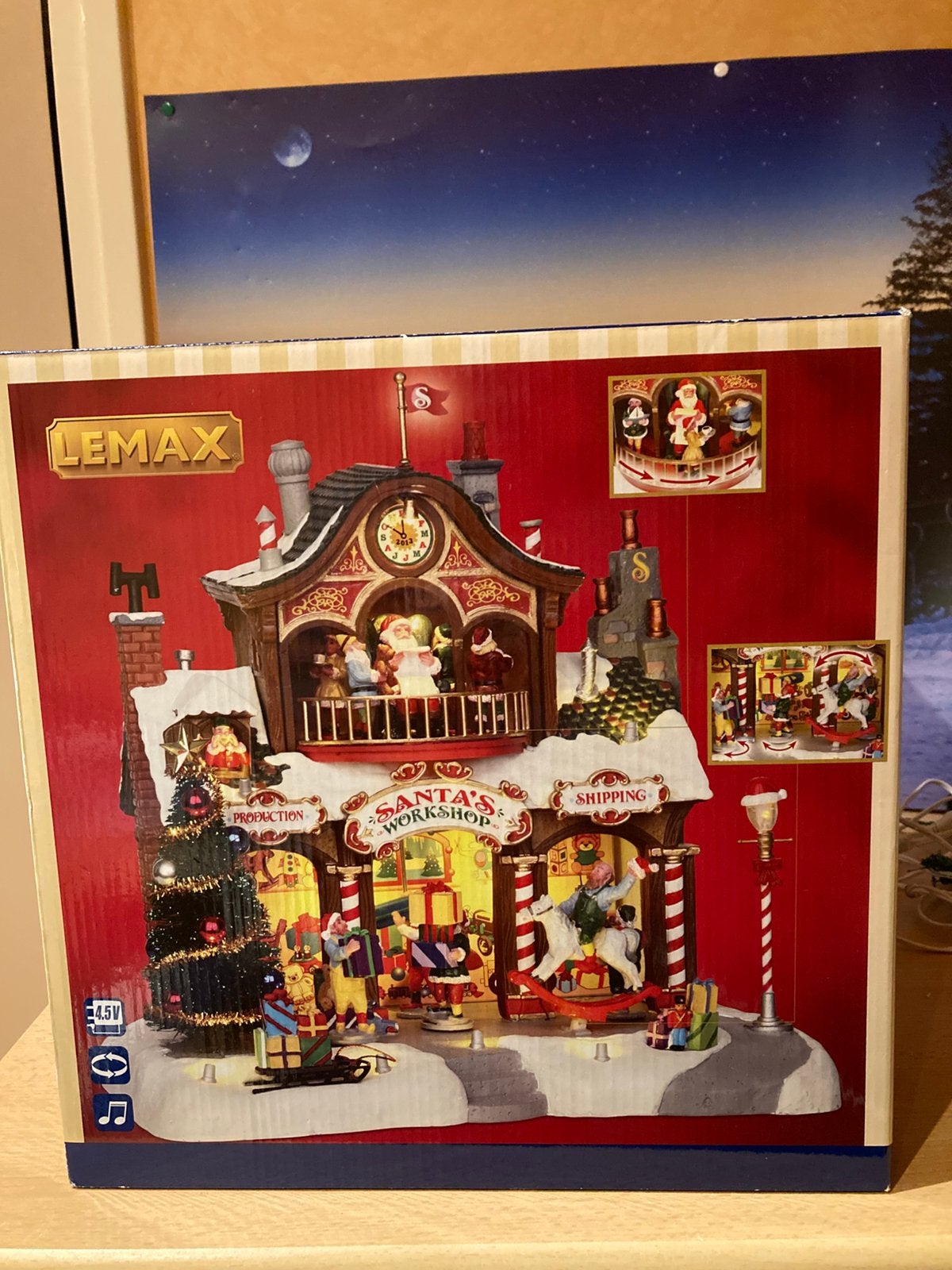 Santa,s workshop lemax, Diversen, Kerst, Ophalen of Verzenden, Zo goed als nieuw