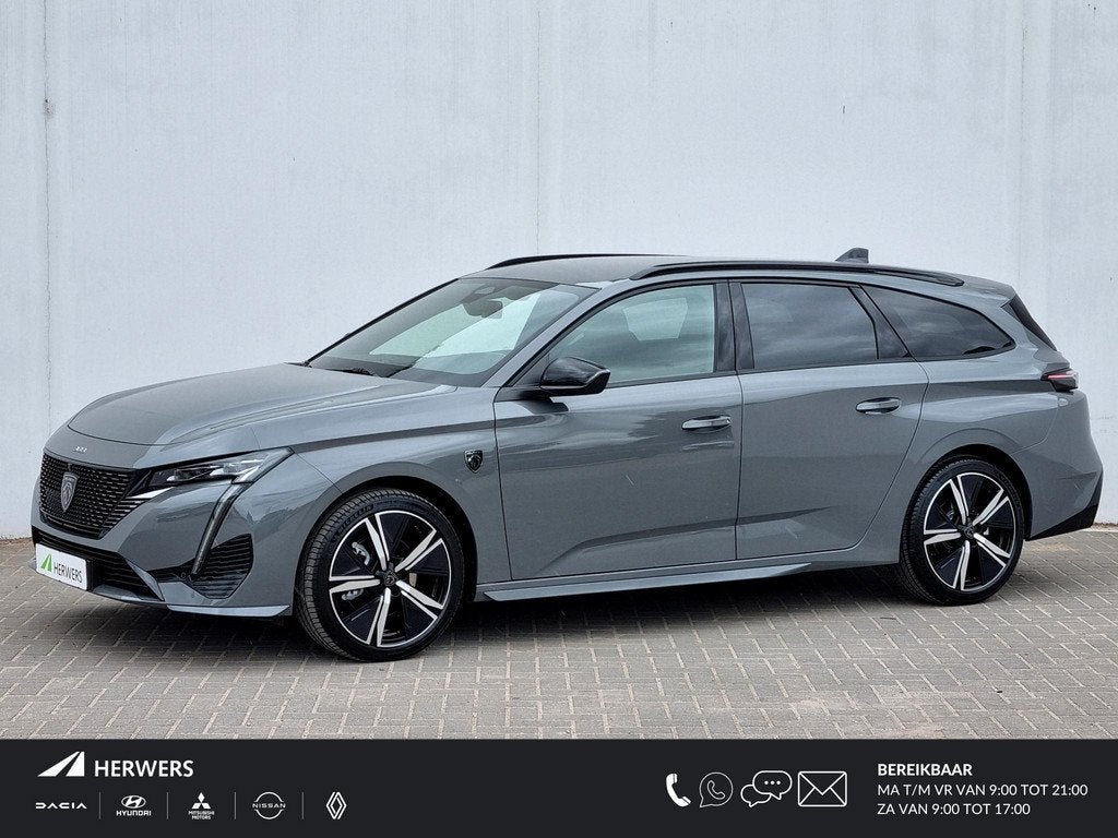 Peugeot 308 SW Hybrid 145 e-DCS6 GT Automaat / Gratis Vaste, Auto's, Peugeot, 145 pk, Automatische klimaatregeling, Gebruikt, Euro 6