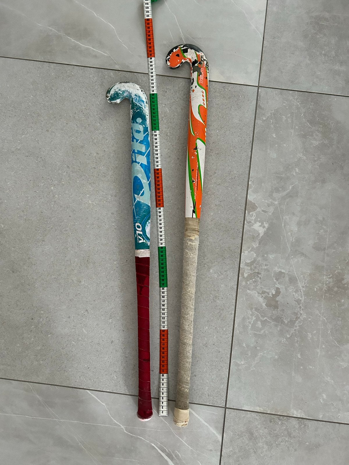 2 gebruikte hockey sticks, diverse maten, Ophalen of Verzenden, Gebruikt, Stick