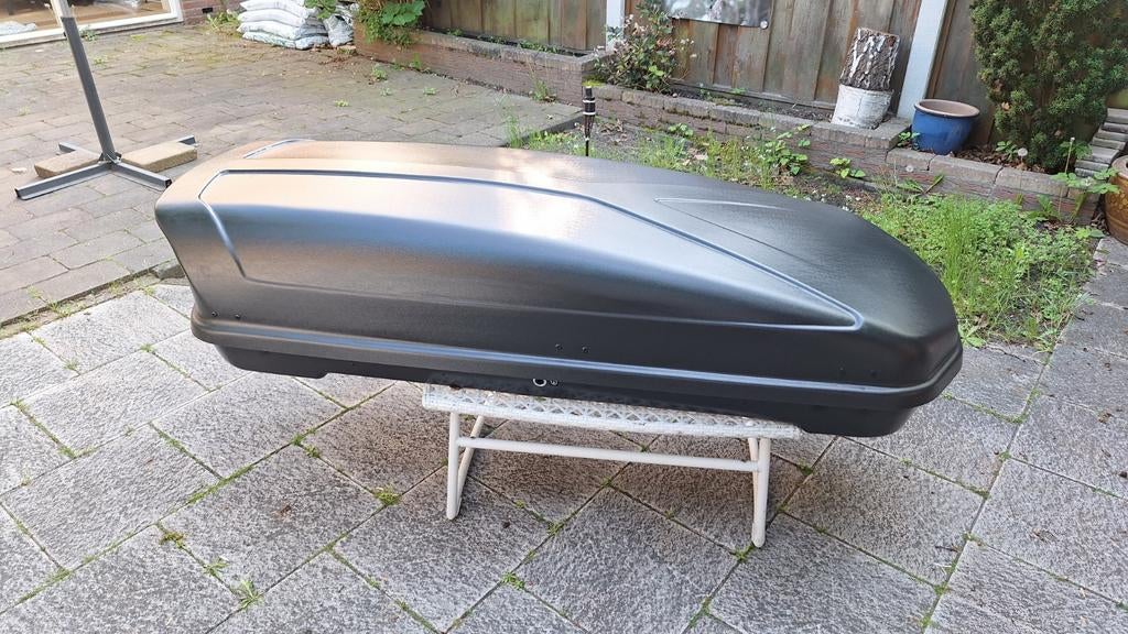 Renault Dakkoffer - Ruim en Stevig (190x80x40 cm), Auto diversen, Dakkoffers, Ophalen of Verzenden, Zo goed als nieuw