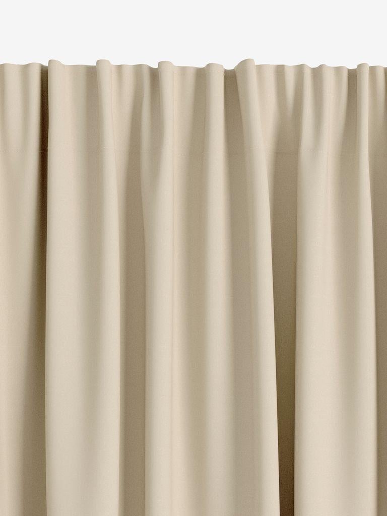 Zandkleurig Black-out Gordijn JYSK 145x300cm Nieuw, Ophalen of Verzenden, Zo goed als nieuw, Beige