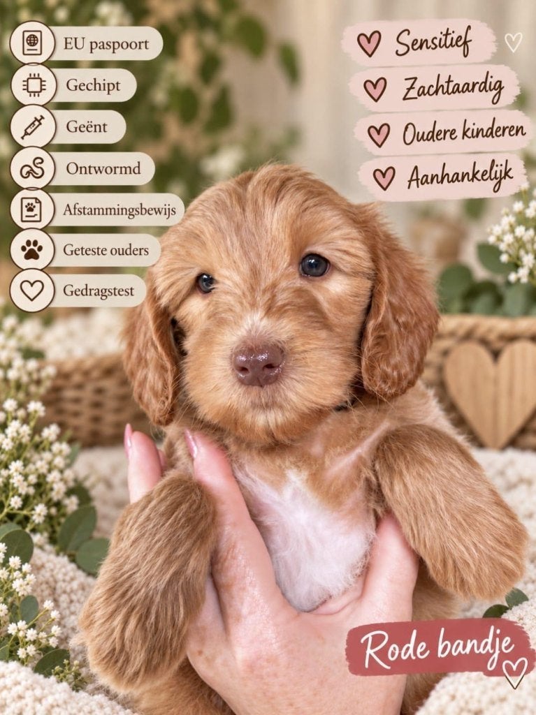 Prachtige Australian 100% labradoodle pups !, Nederland, CDV (hondenziekte), 8 tot 15 weken, Meerdere