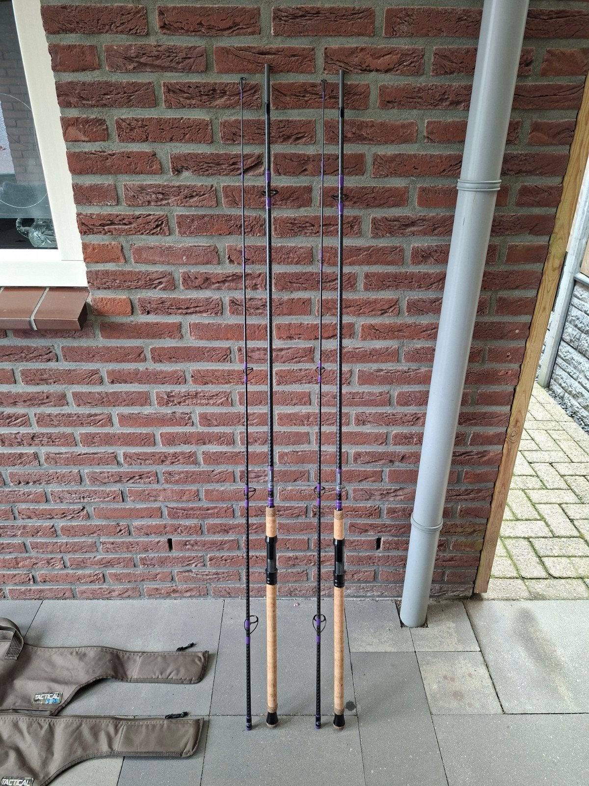 2 Nieuwe 10ft Handgemaakte Karperhengels., Watersport en Boten, Hengelsport | Karpervissen, Ophalen, Nieuw, Werphengel