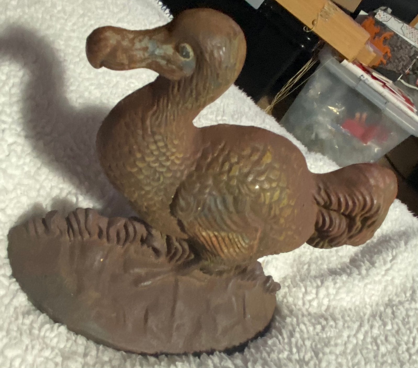 Dodo Gietijzeren Deurstopper in prachtstaat, Gebruikt, Overige kleuren, Ophalen of Verzenden, Metaal