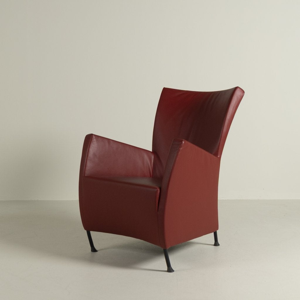 Montis Windy Fauteuil Rood Leer, Niet ingevuld, Zo goed als nieuw, Niet ingevuld, Niet ingevuld