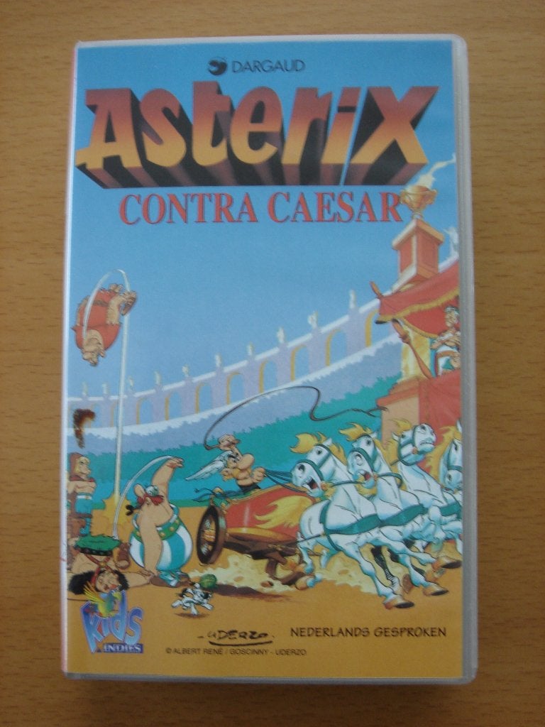Videoband Asterix Contra Caesar Nederlands gesproken, Gebruikt, Alle leeftijden, Overige genres, VHS