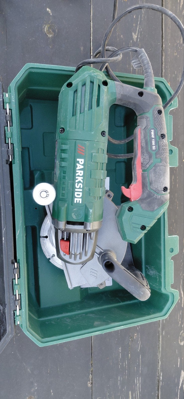 Parkside PMNF 1500 B2 Muurfrees - Zo goed als nieuw, Overige typen, Ophalen of Verzenden, 30 tot 70 mm, 1200 watt of meer