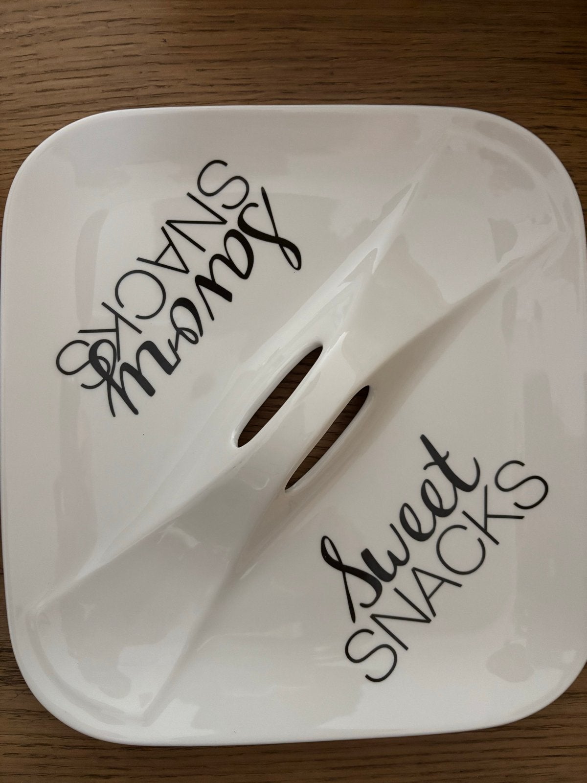 Rivièra Maison schaal voor snacks, Porselein of Keramiek, Schaal, Vierkant, Ophalen of Verzenden