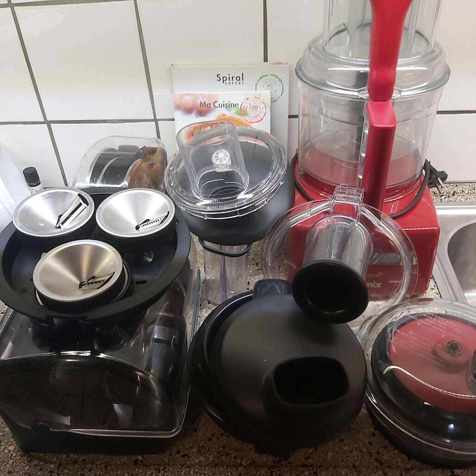 complete keukenmachine MAGIMIX Cuisine 5 200XL, Gebruikt, 2 snelheden, Ophalen of Verzenden, 2 tot 3 liter