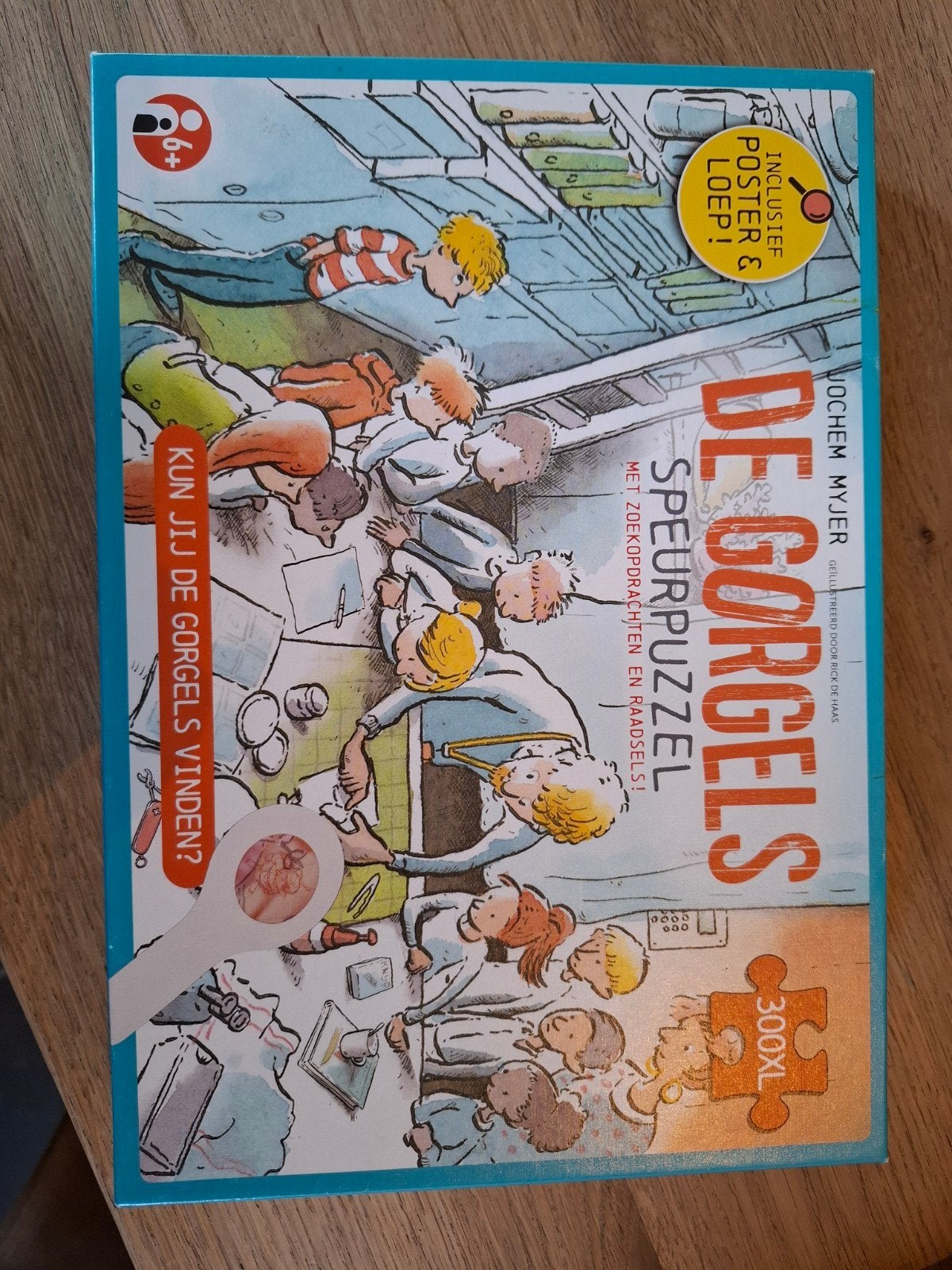 De Gorgels Speurpuzzel 300XL met zoekopdrachten, Ophalen of Verzenden, Meer dan 50 stukjes, Zo goed als nieuw, 6 jaar of ouder