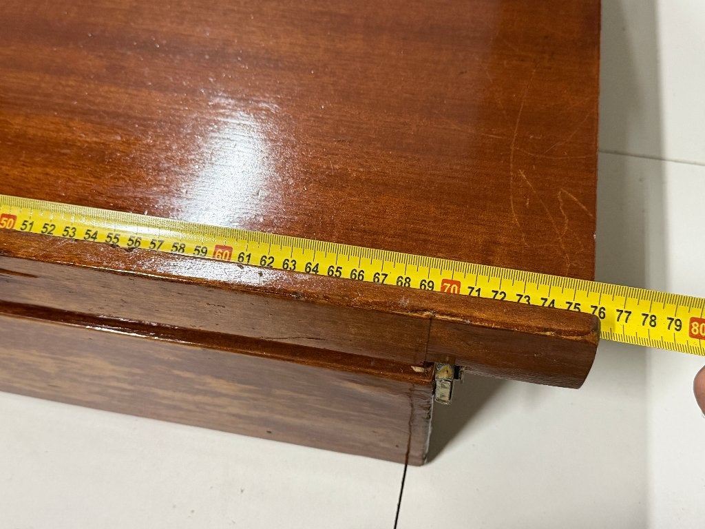 Kaartentafel / tafel boot 76 x 47 cm, Ophalen of Verzenden, Gebruikt, Interieur en Kussens