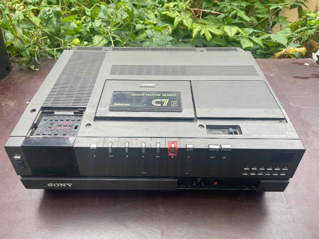 Sony Betamax videorecorder SL-C7E, Ophalen of Verzenden, Gebruikt, Betamax-speler of -recorder