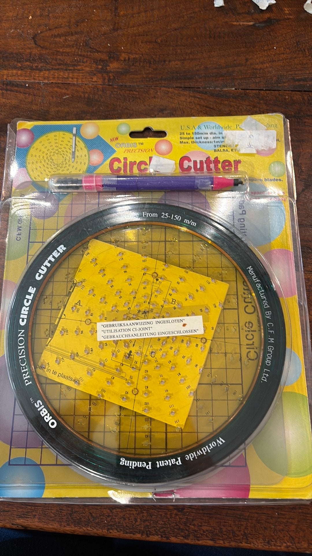 Cirkel snijder Citcle cutter Orbis, Hobby en Vrije tijd, Ophalen of Verzenden, Zo goed als nieuw