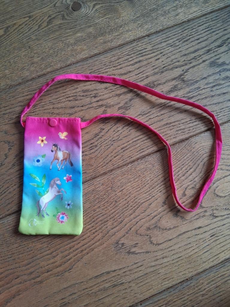 Penny telefoontasje met paardenprint, Ophalen, Zo goed als nieuw, Hoesje of Tasje