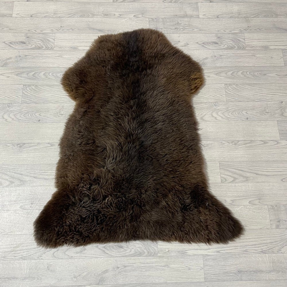 Schapenvacht bruin multicolor 105x85cm #1712 | Lederstore, Landelijk, modern, Scandinavisch, industrieel, 100 tot 150 cm, Nieuw