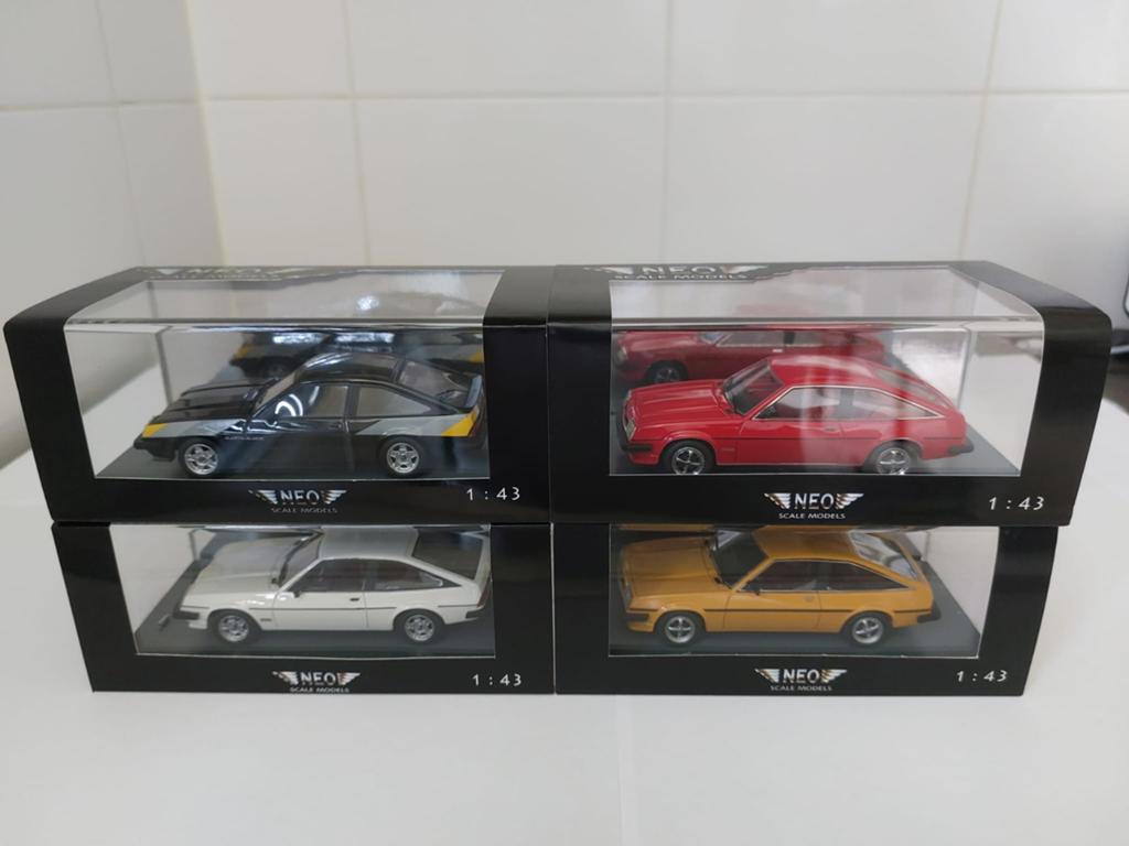 4 Stuks Opel Manta CC ( Nieuw ), Hobby en Vrije tijd, Modelauto's | 1:43, Ophalen of Verzenden, Nieuw, Auto, Overige merken