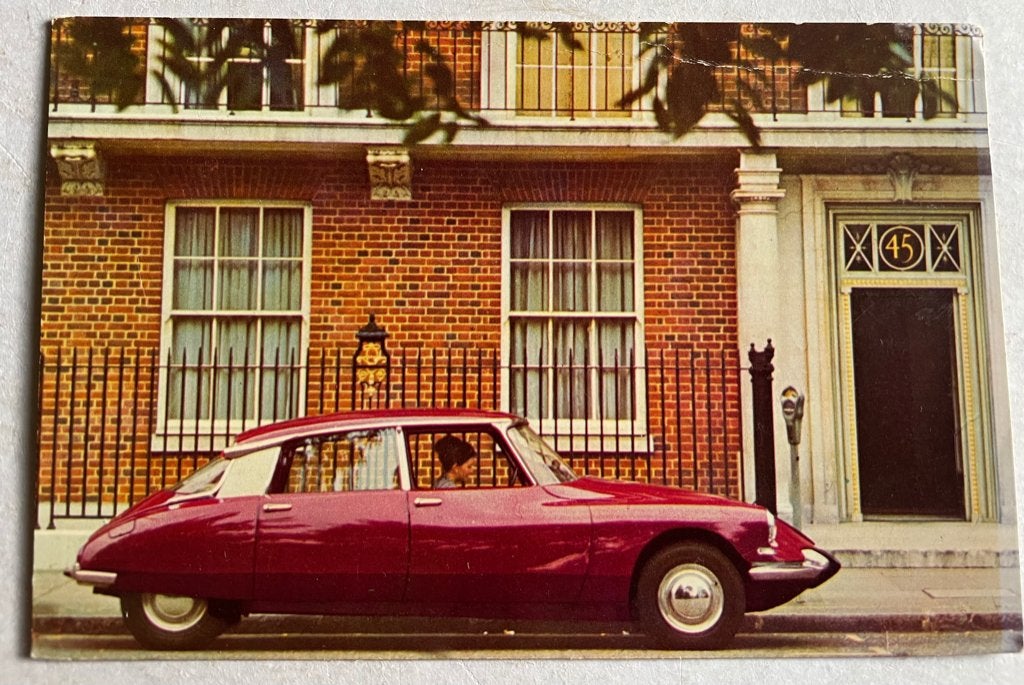 ansichtkaart / reclame kaart van een Citroën DS 19, Snoek., Verzenden, 1960 tot 1980, Voertuig