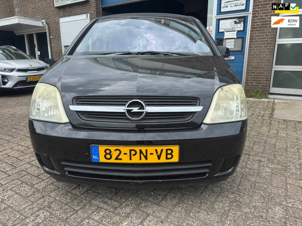 Opel Meriva 1.6 Maxx Cool AIRCO 8V, Auto's, Opel, Gebruikt, 4 cilinders, Zwart, Origineel Nederlands